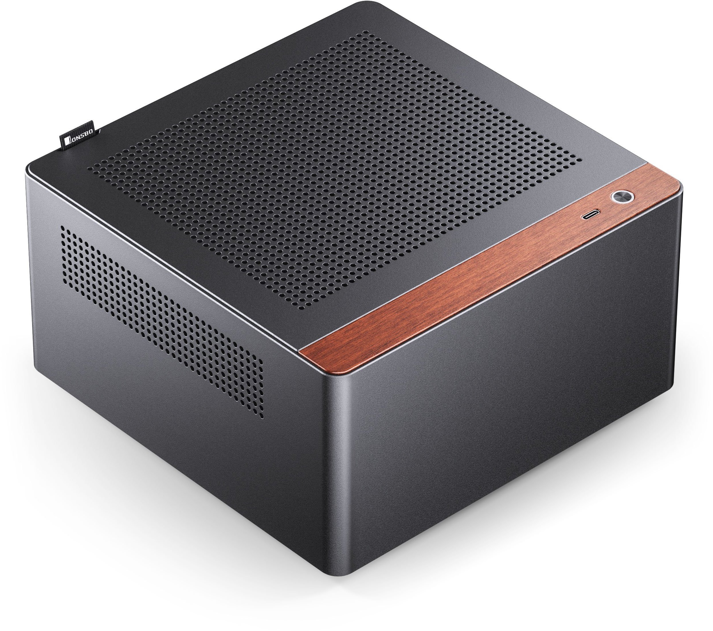 Kутија за компјутер Jonsbo N10, Mini Tower, Mini ITX, црна