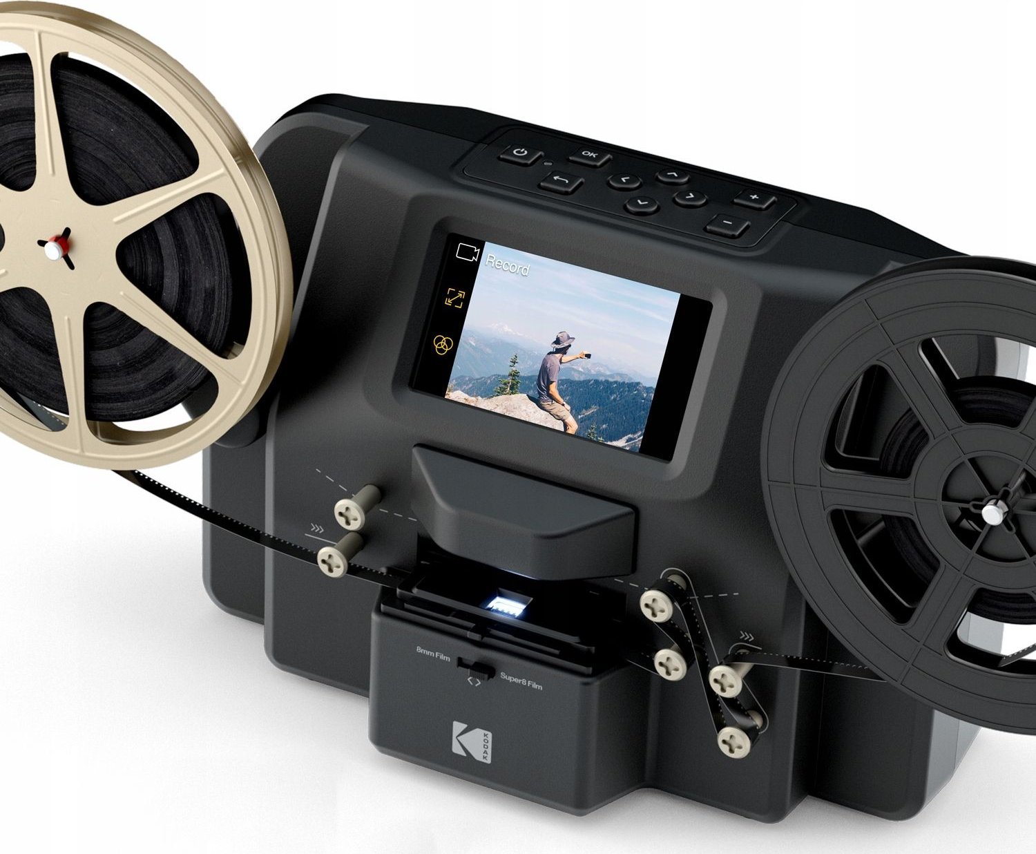 Скенер за филм Kodak Reels Continuous Scan, 8mm, 1296p, црн