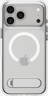 Mbulesë telefoni Spigen Ultra Hybrid S MagSafe për iPhone 17 Pro Max, me stand, transparente e bardhë