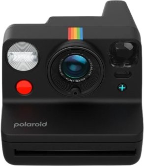 Aparat fotografik instant Polaroid Now Plus Generation 3 I Type, lidhje me smartphone, i zi