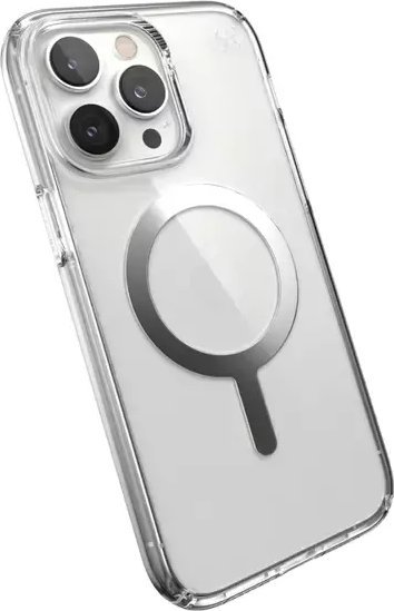 Mbulesë mbrojtëse Speck Presidio Perfect-Clear MagSafe, për iPhone 14 Pro Max, transparente e bardhë