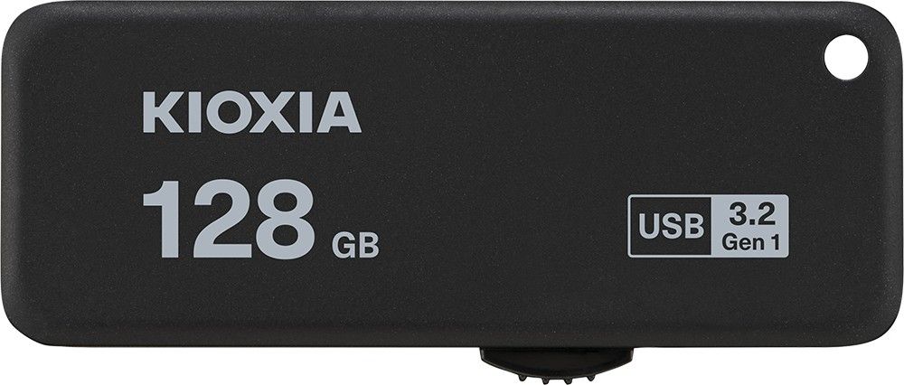USB Kioxia TransMemory U365, 128GB, USB 3.2, e zezë