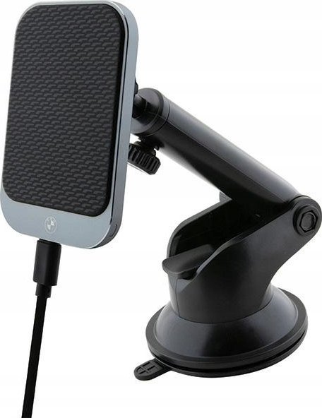 Mbajtës telefoni BMW MagSafe Signature Edition, karikues induktiv 15W, për xham ose grilë ajri, i zi