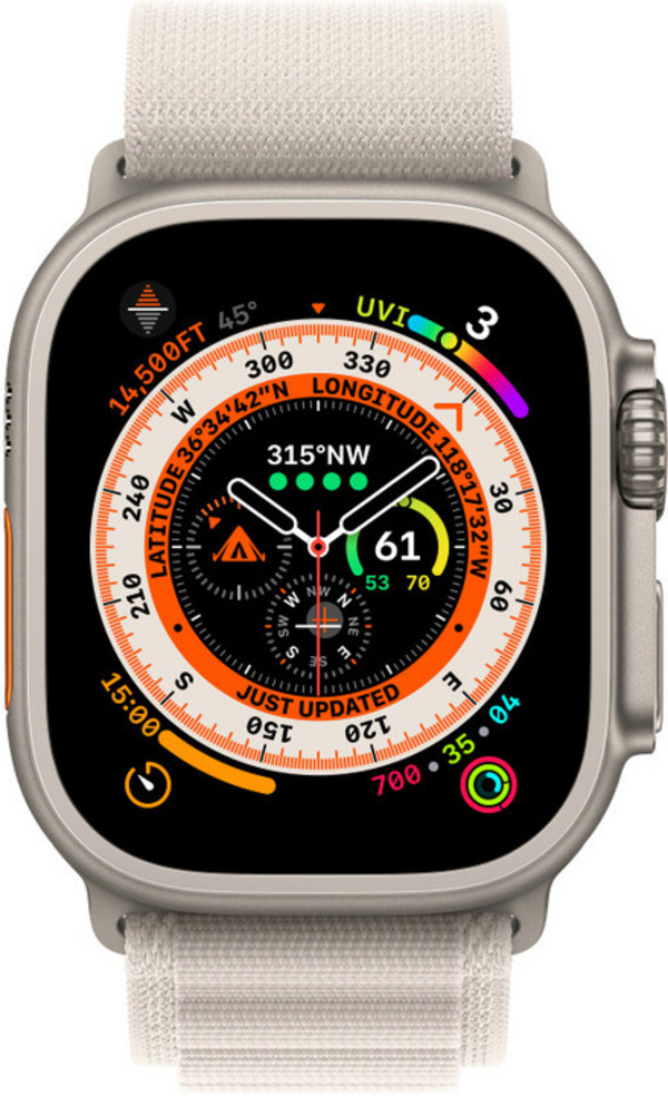 Apple Watch 49mm Band, Starlight Alpine Loop - Large