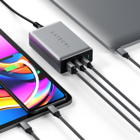 Karikues kompakt Satechi GAN USB-C PD, 100W