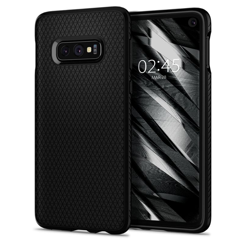 Mbrojtëse për celular Galaxy S10e Spigen Liquid Air, e zezë mat