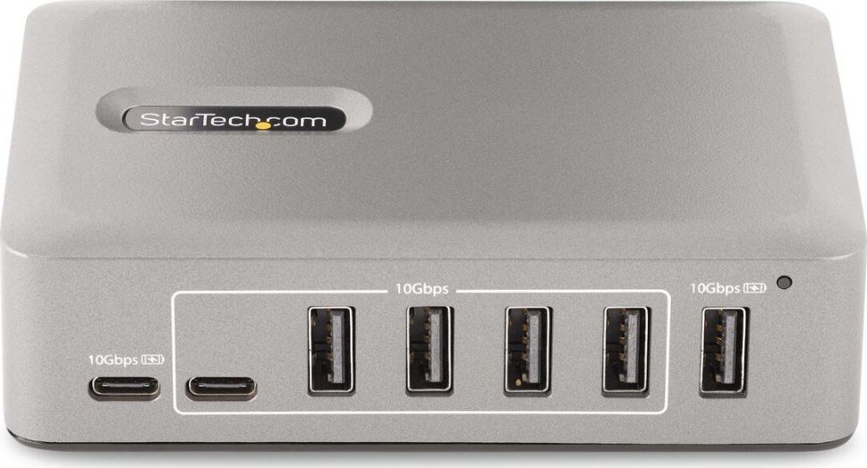 Hub USB C StarTech 10 porta, USB 3.2 Gen 2 10Gbps, furnizim 65W, i zi