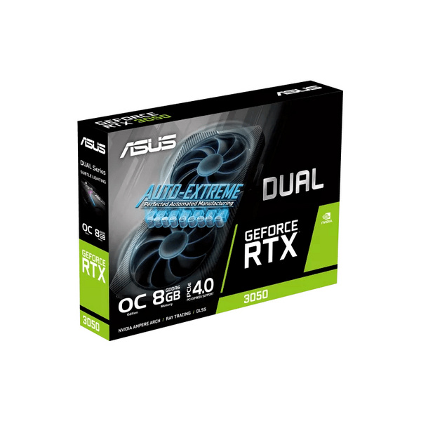 Kartë grafike ASUS Dual GeForce RTX 3050 OC Edition 8GB NVIDIA GDDR6